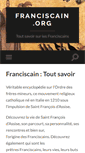 Mobile Screenshot of franciscain.org